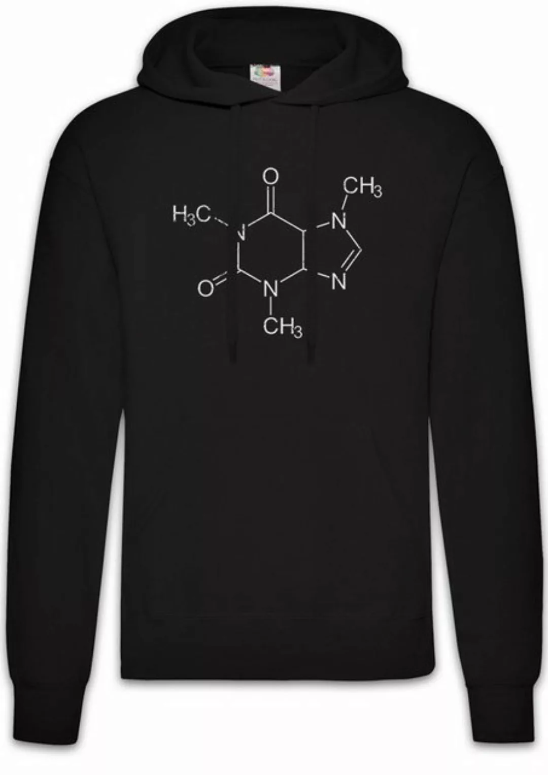 Urban Backwoods Hoodie Caffeine Molecule Herren Hoodie Engineer Mathelehrer günstig online kaufen