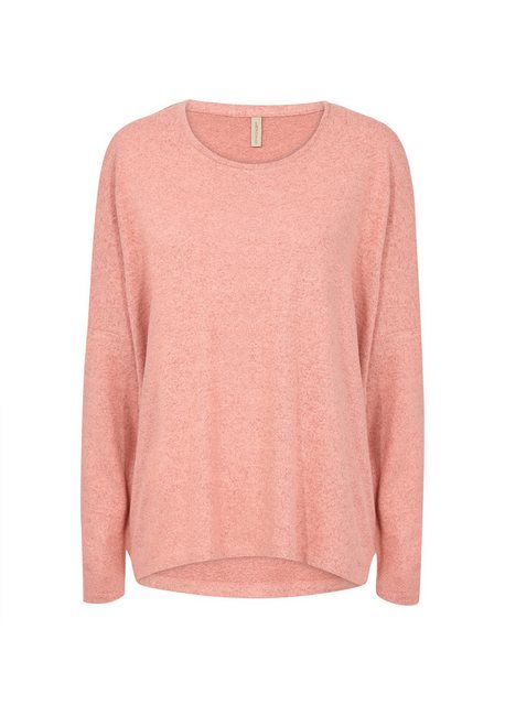 soyaconcept Rundhalsshirt "SC-BIARA 1", bequemer Pullover, elastische Visko günstig online kaufen