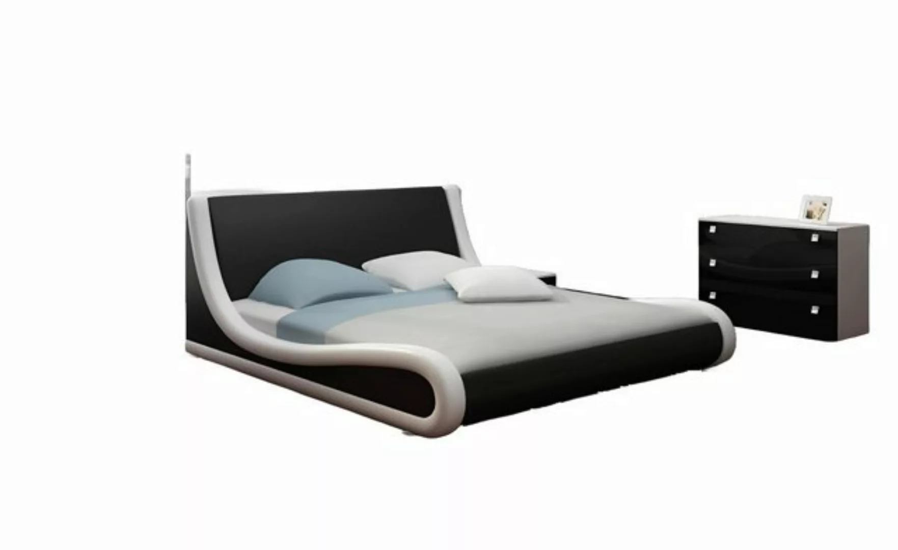 Xlmoebel Bett Bett aus Leder mit Polsterung in den Größen 140, 160, 180x200 günstig online kaufen