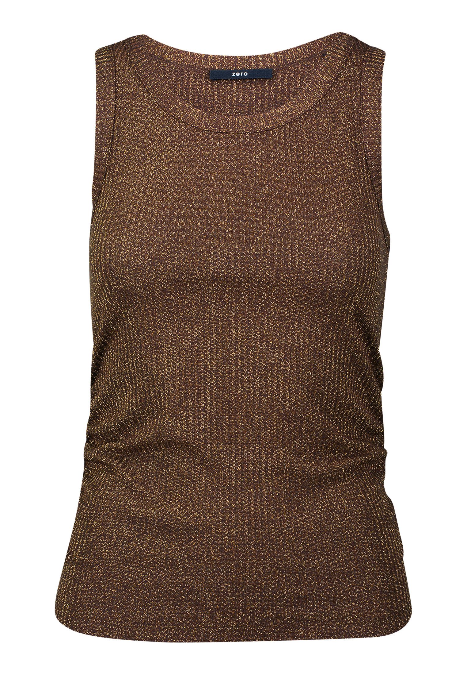 Zero Tanktop "zero Damen Top mit Glitzer", drapiert /gerafft günstig online kaufen