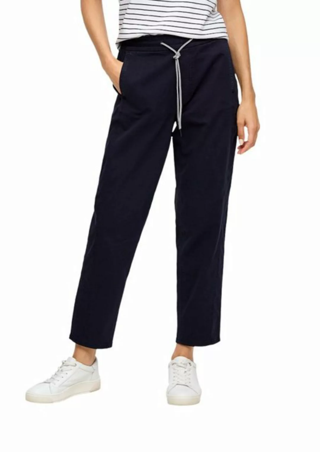 s.Oliver 7/8-Hose Relaxed: Jogg Pants aus Baumwollstretch Ziernaht günstig online kaufen