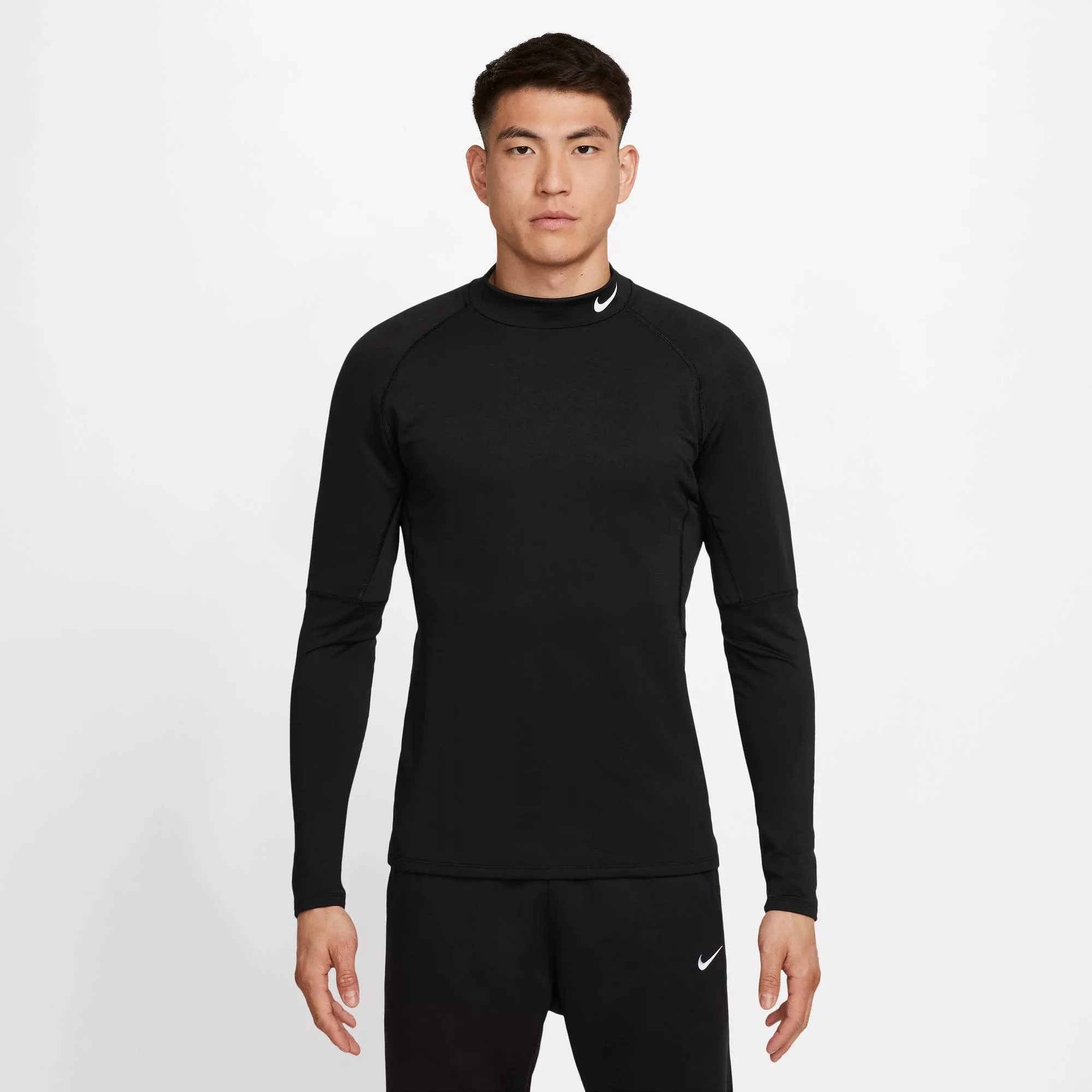 Nike Trainingsshirt "PRO MENS LONG-SLEEVE MOCK-NECK TOP" günstig online kaufen