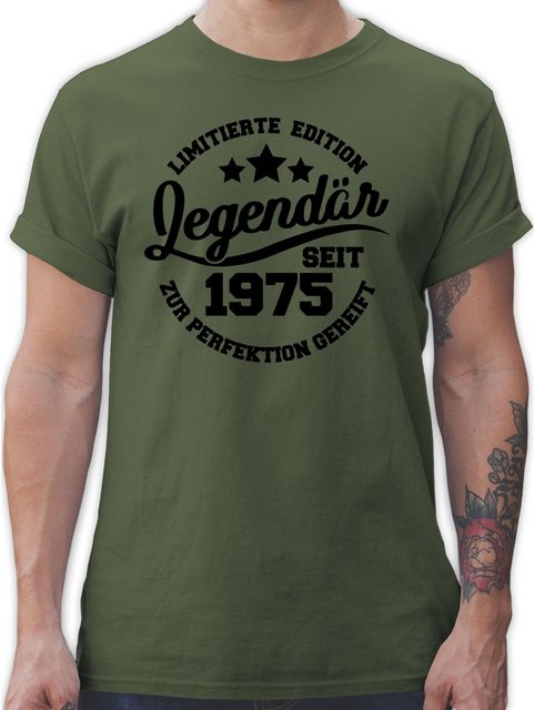 Shirtracer T-Shirt Legendär seit 1975 50. Geburtstag günstig online kaufen