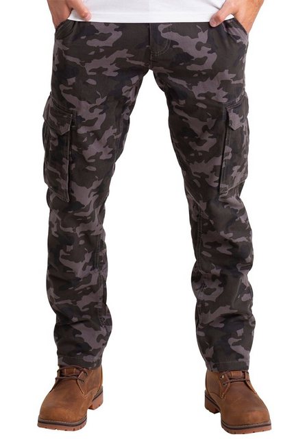 BlauerHafen Cargohose Mens Army Cargo Camouflage Hose Baumwolle Arbeitsklei günstig online kaufen