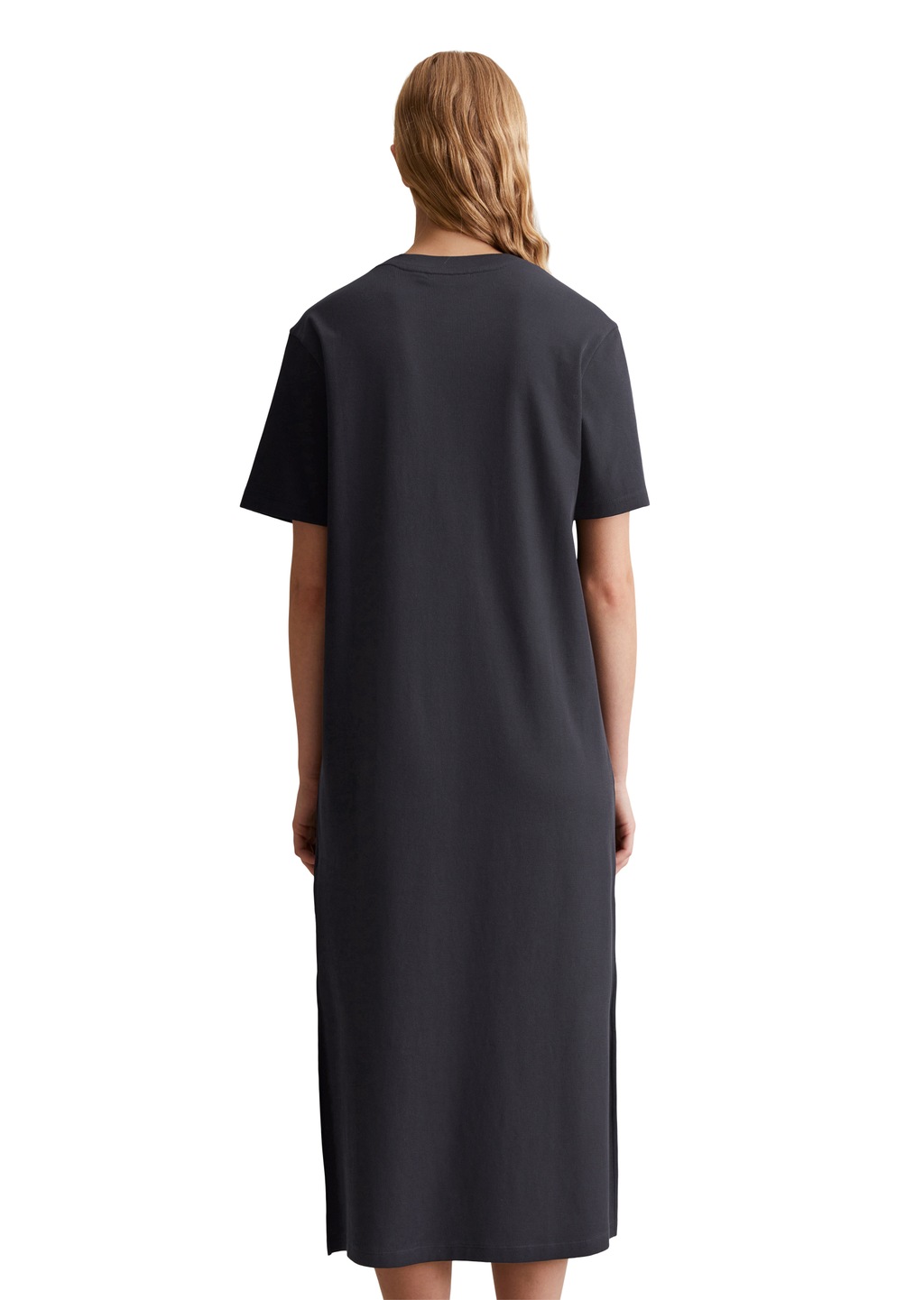 Marc OPolo DENIM Jerseykleid, mit Seitenschlitzen, locker geschnitten günstig online kaufen