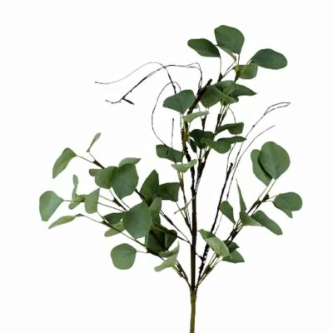 DEKOWUNDER Deko Zweig Eukalyptus grün 60cm künstlich Pflanze Ring Hochzeit günstig online kaufen