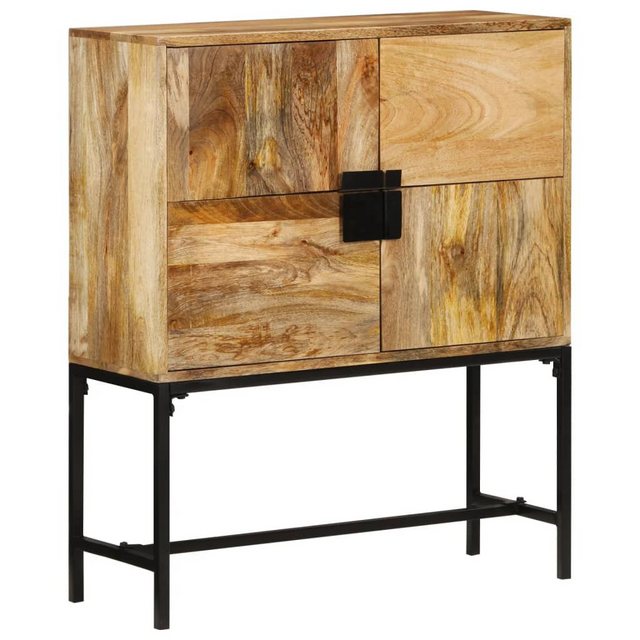 vidaXL Fächerschrank Highboard 80x30x95 cm Massives Raues holz (1-St) günstig online kaufen