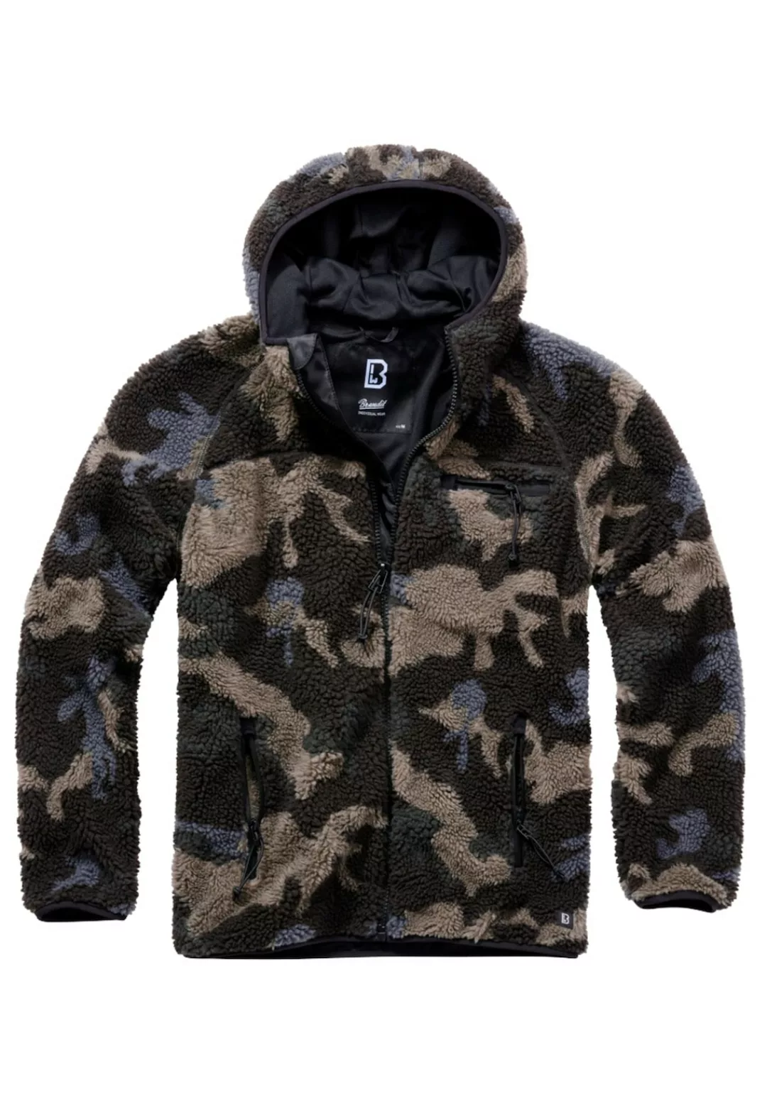 Brandit Outdoorjacke Brandit Teddyfleece Worker Jacke mit Kapuze günstig online kaufen