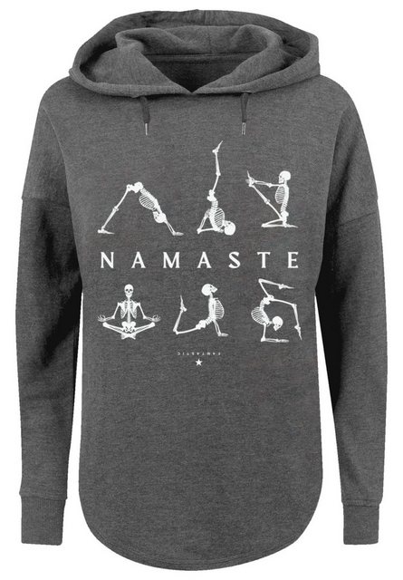 F4NT4STIC Sweatshirt Namaste Yoga Skelett Halloween Print günstig online kaufen