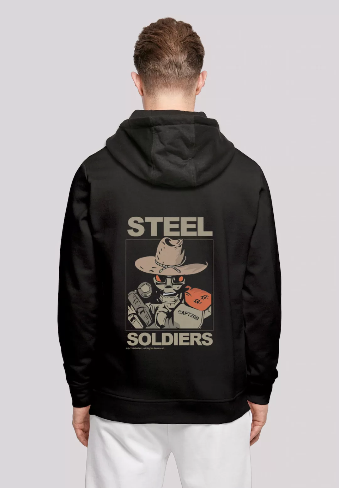 F4NT4STIC Kapuzenpullover "Retro Gaming Steel Soldiers" günstig online kaufen