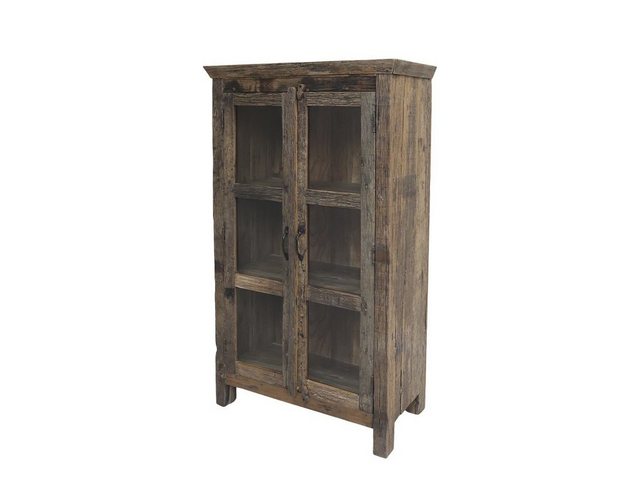 Annimuck Standvitrine Chic Antique Grimaud Vitrinenschrank H140/L80/B48 cm günstig online kaufen