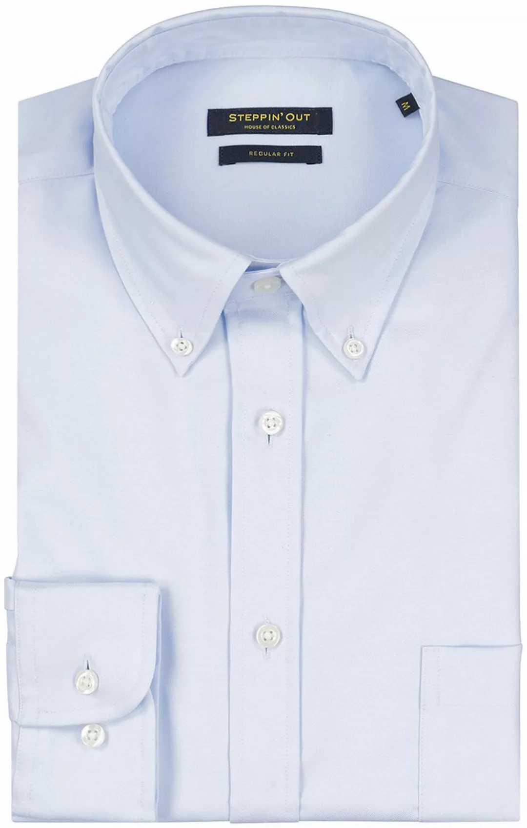 Steppin' Out Hemd Slim-Fit Twill Hellblau - Größe XXL günstig online kaufen
