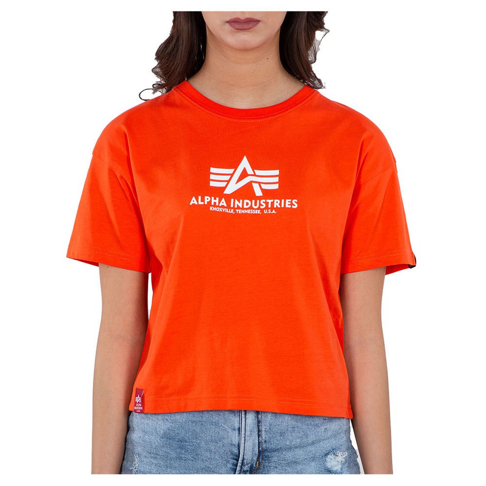 Alpha Industries Basic Cos Kurzärmeliges T-shirt XS Atomic Red günstig online kaufen