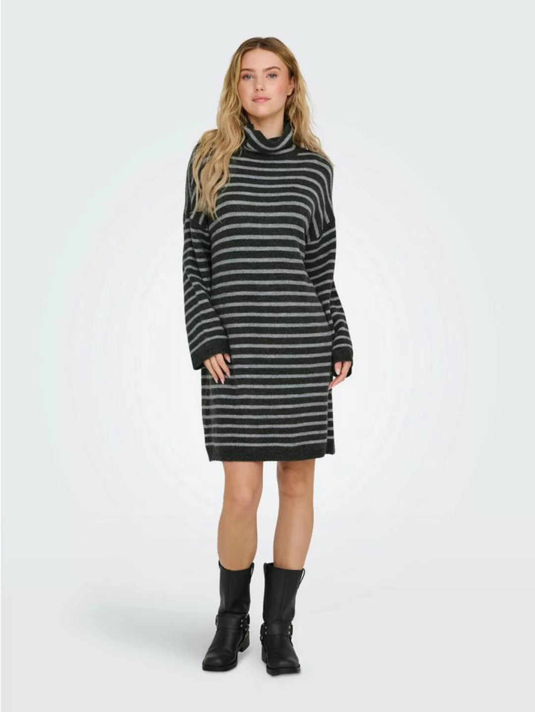 ONLY Strickkleid ONLTALIO LS STRIPE ROLLNECK DRESS BF KNT günstig online kaufen