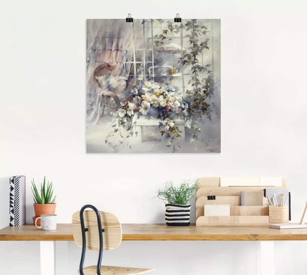 Artland Wandbild "Bezaubernde Moment", Blumen, (1 St.), als Leinwandbild, P günstig online kaufen