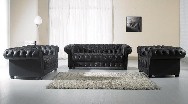 Xlmoebel Sofa Neues Zweisitzer Polsterdesign-Sofa Chesterfield Couch in Gar günstig online kaufen