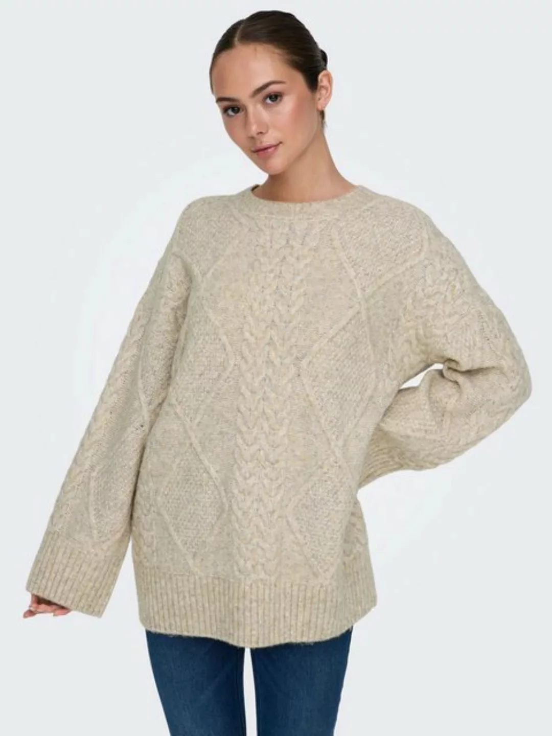 JACQUELINE de YONG Strickpullover Pullover Knit Fit Langarm Strickpullover günstig online kaufen