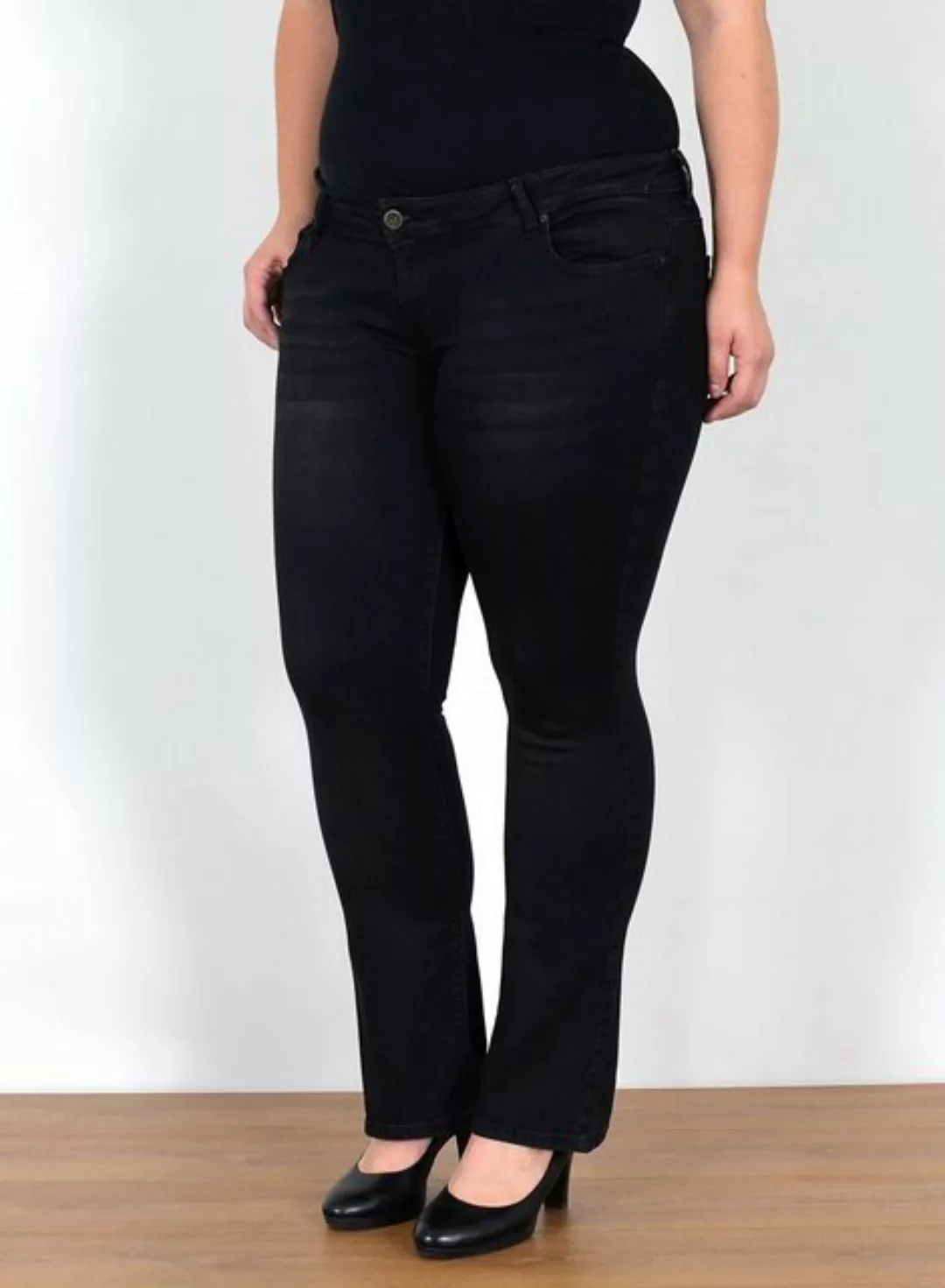 ESRA Bootcut-Jeans FB6 Damen Bootcut Jeans Hose Low Waist bis Übergröße, Je günstig online kaufen