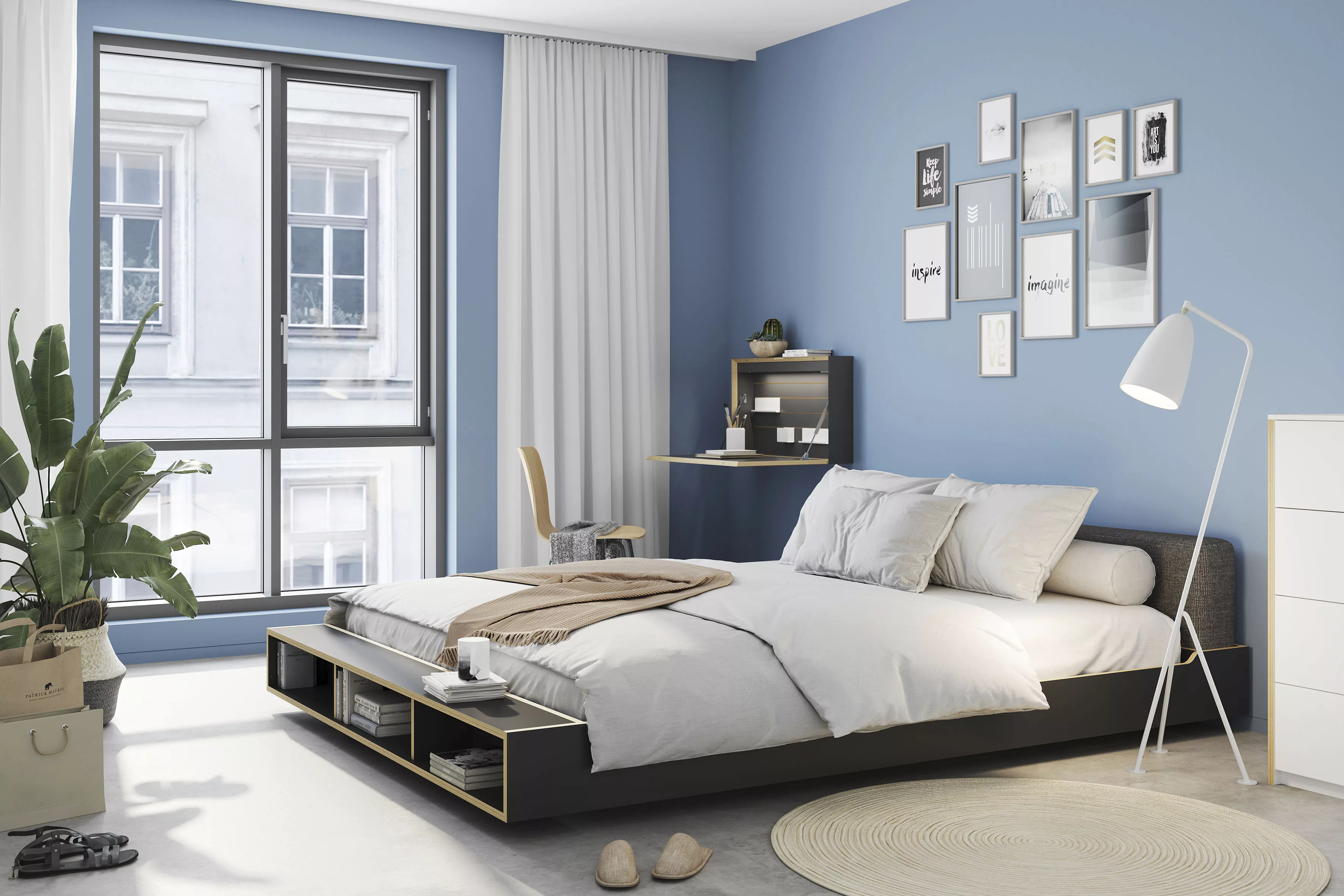 Müller SMALL LIVING Futonbett »MAUDE Bett«, Überlänge 220 cm günstig online kaufen