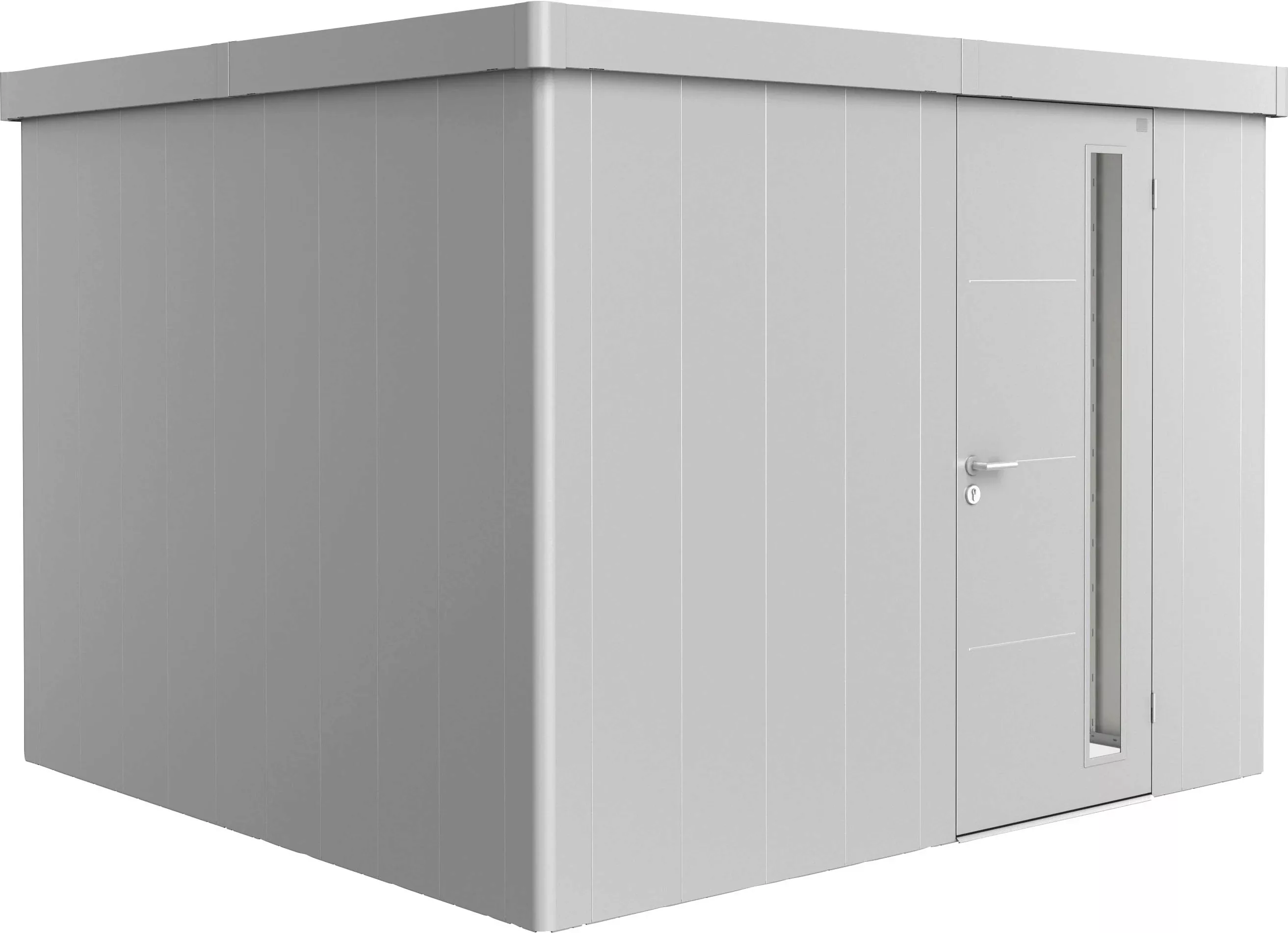 Biohort Gerätehaus Neo 3C Standardtüre Silber-Metallic günstig online kaufen