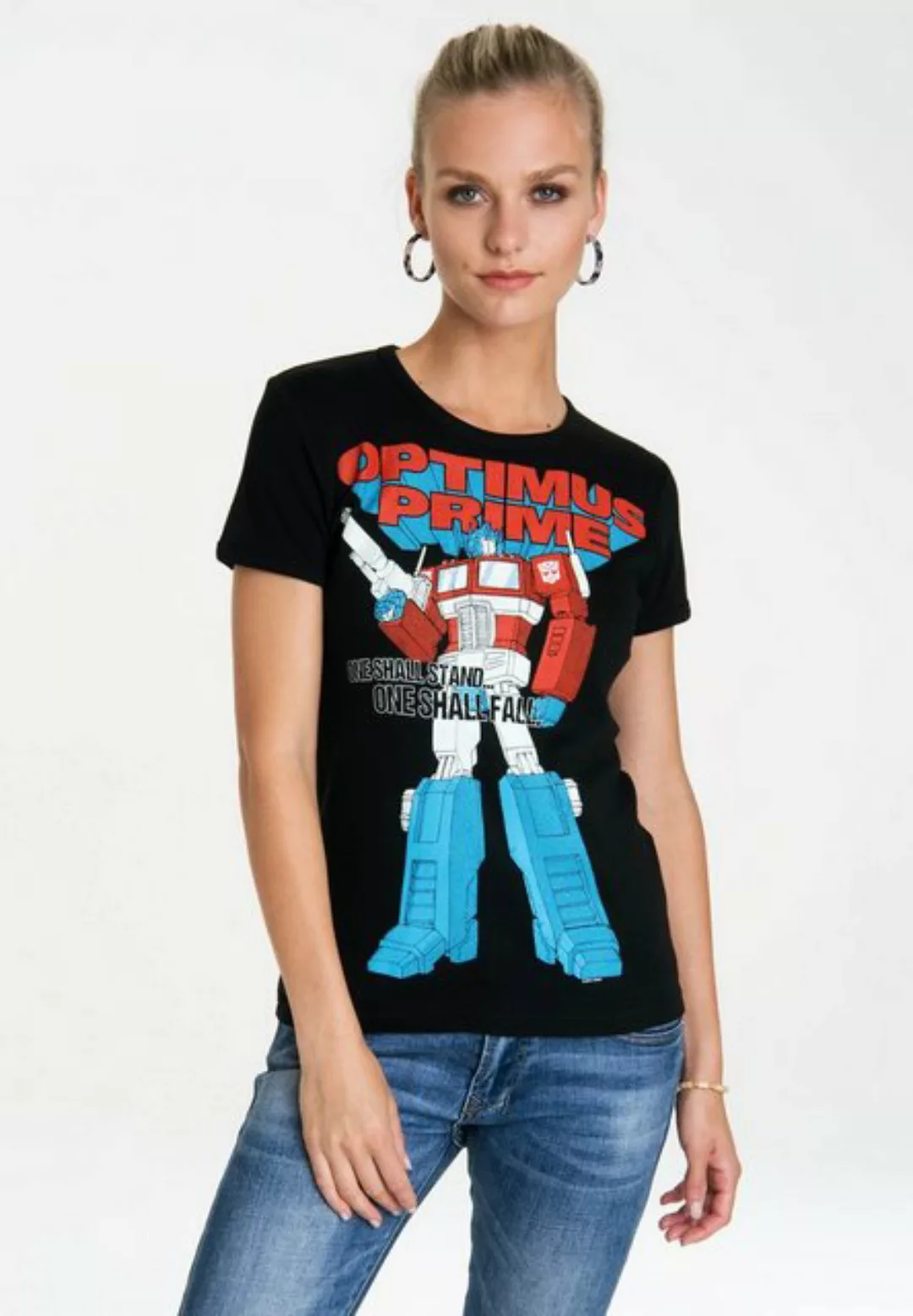 LOGOSHIRT T-Shirt "Optimus Prime - One Shall Stand", mit lizenziertem Origi günstig online kaufen