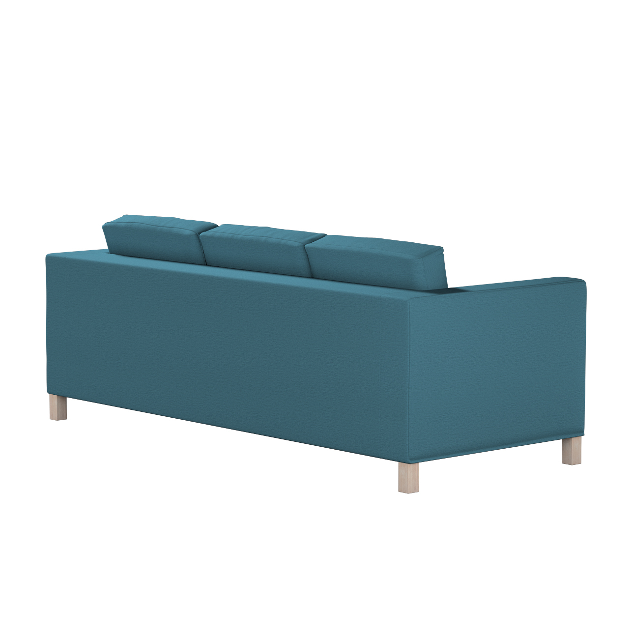 Bezug für Karlanda 3-Sitzer Sofa nicht ausklappbar, kurz, dunkelblau, Bezug günstig online kaufen