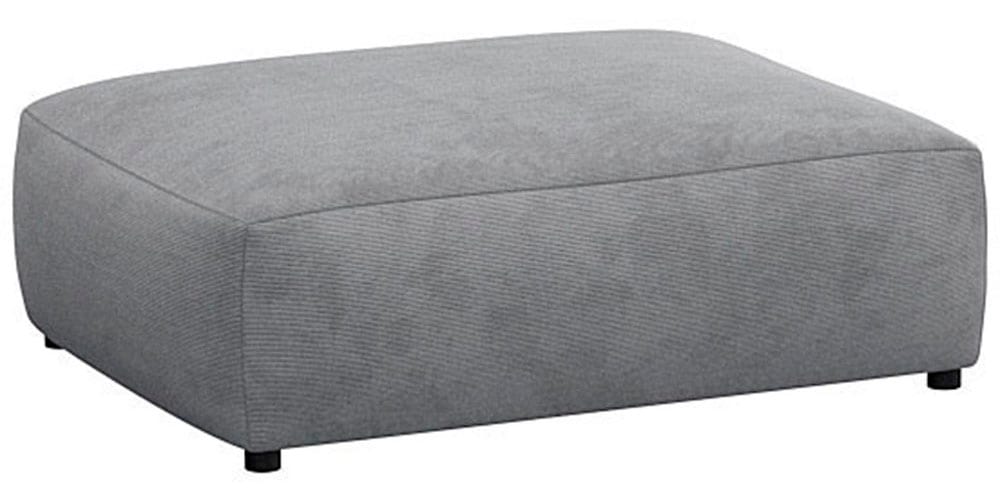 FLEXLUX Pouf »Lucera«, modern & anschmiegsam, Kaltschaum, Stahl-Wellenunter günstig online kaufen