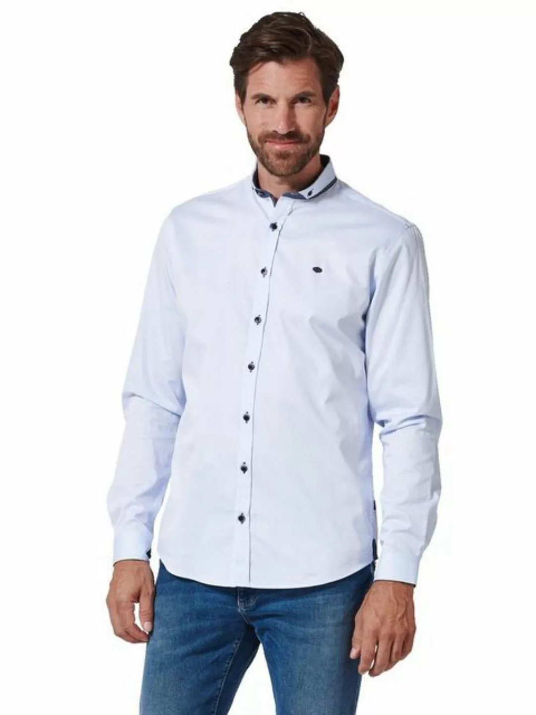 Engbers Langarmhemd Langarm-Hemd uni günstig online kaufen