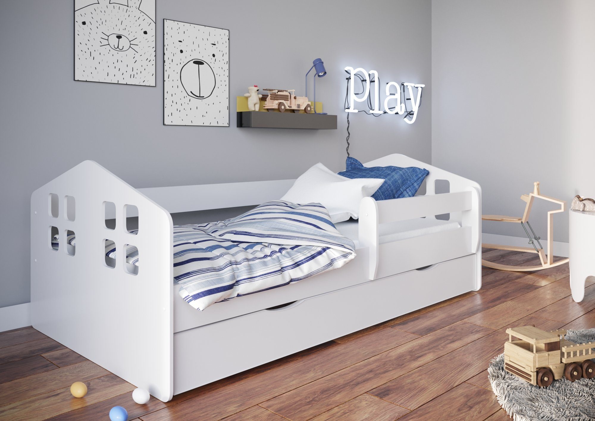 Bjird Kinderbett Kasper 140x80, 160x80, 180x80 günstig online kaufen