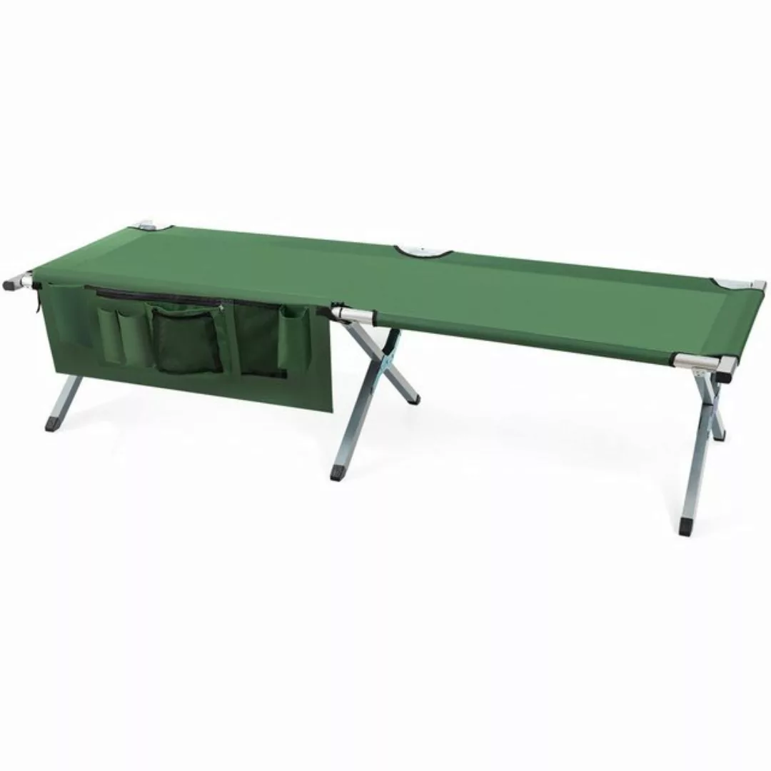 KOMFOTTEU Campingliege Feldbett aus 600D Oxford-Stoff belastbar bis 204 kg, günstig online kaufen