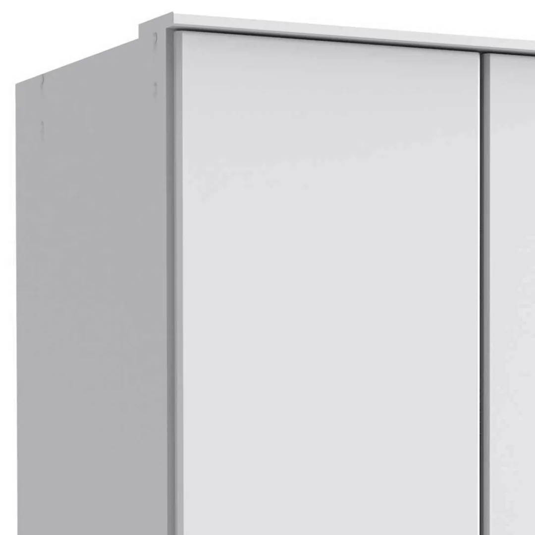 Kleiderschrank weiss mit Schubladen 199 cm hoch Made in Germany günstig online kaufen