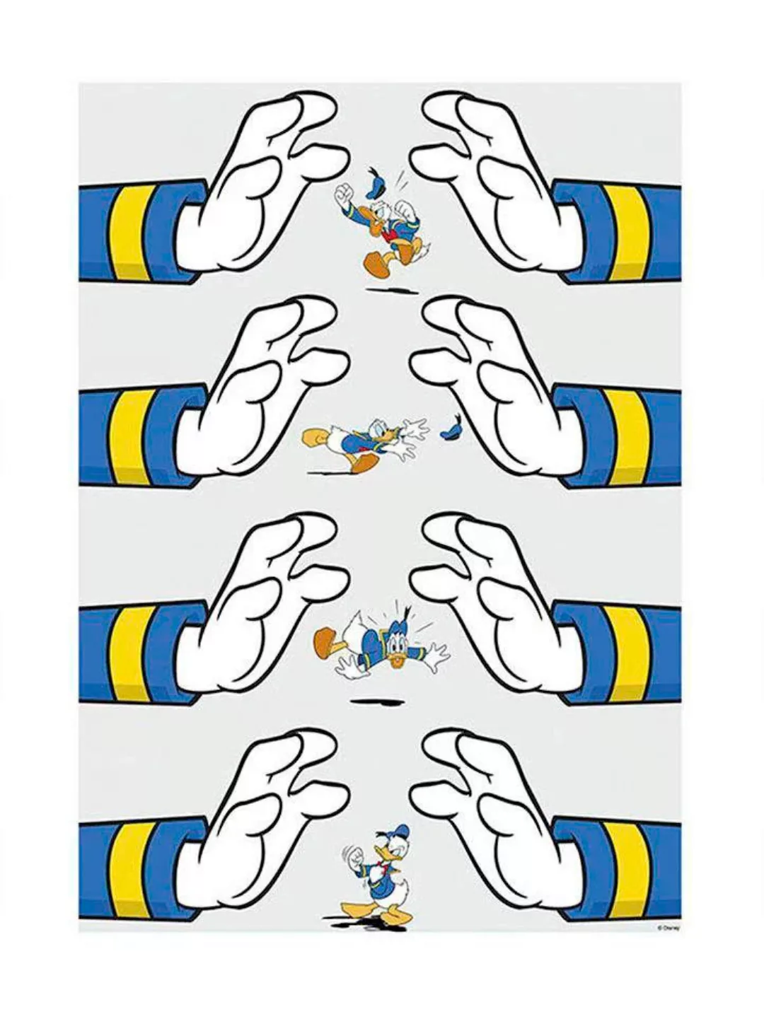 Komar Poster "Donald Duck Hands", Disney, (1 St.), Kinderzimmer, Schlafzimm günstig online kaufen