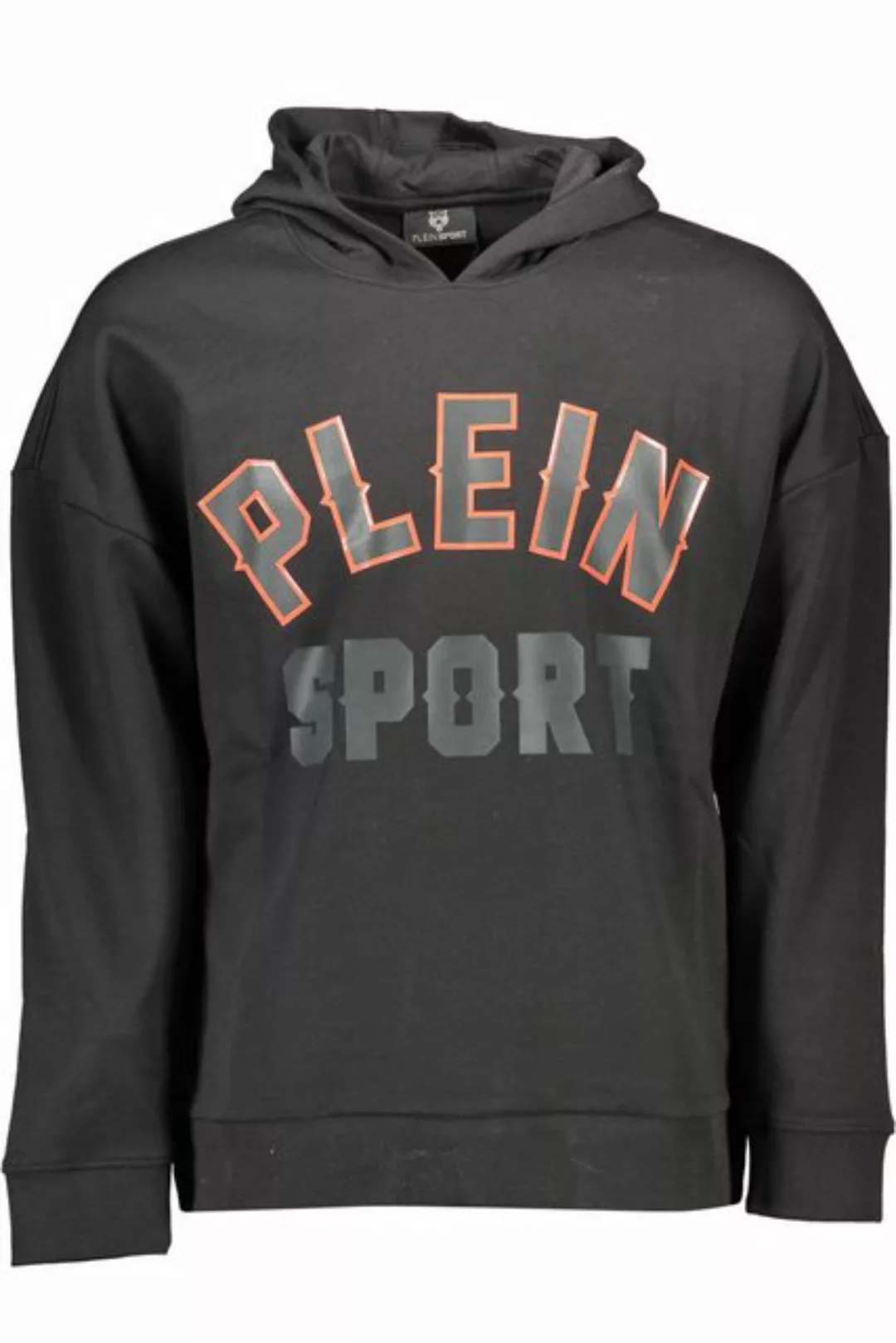 PLEIN SPORT Sweatshirt Stylisches Schwarzes Herren Sweatshirt mit Kapuze günstig online kaufen