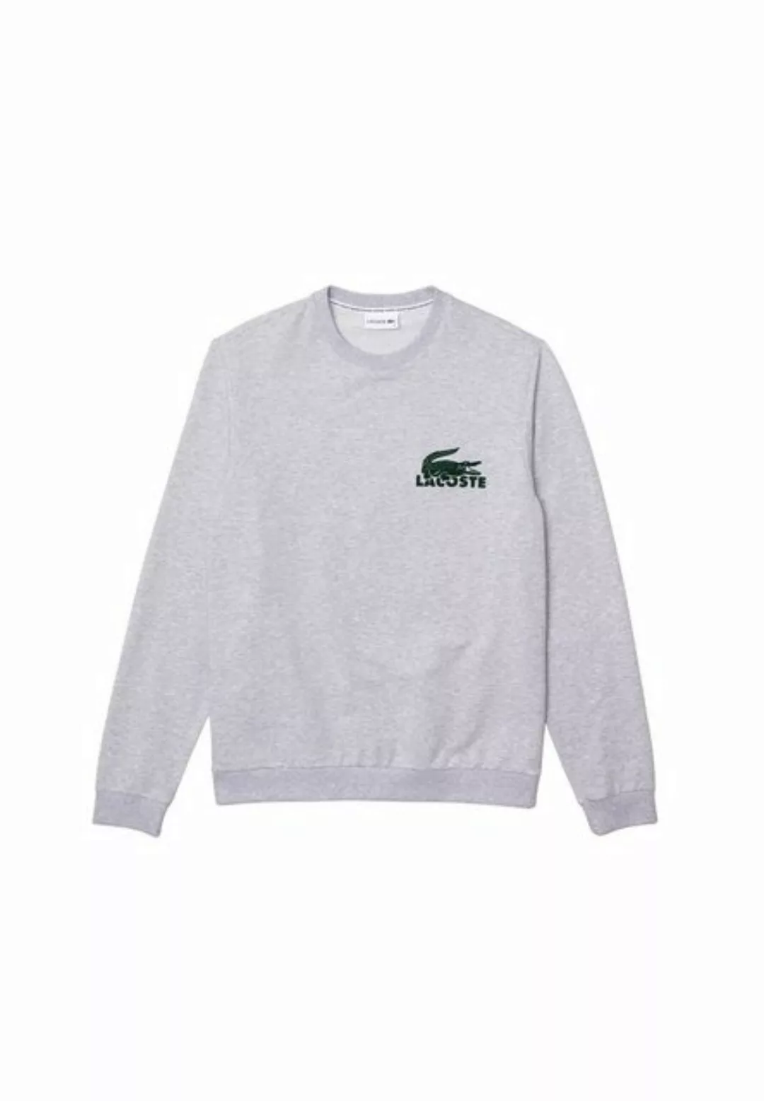 Lacoste Sweatshirt Pullover Herren-Sweatshirt aus Baumwoll-Fleece mit (1-tl günstig online kaufen