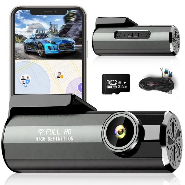 RWEUOQ 1440P HD Dashcam mit 32GB SD Karte, 2K Ultra HD WIFI Autokamera Dash günstig online kaufen