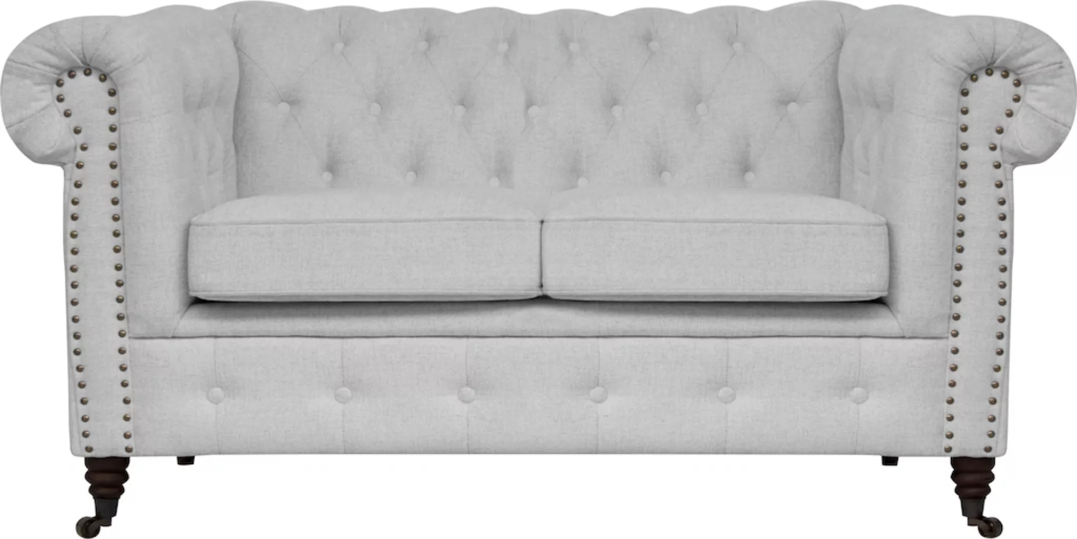 Home affaire Chesterfield-Sofa "Aarburg", aufwändige Knopfheftung und Ziern günstig online kaufen