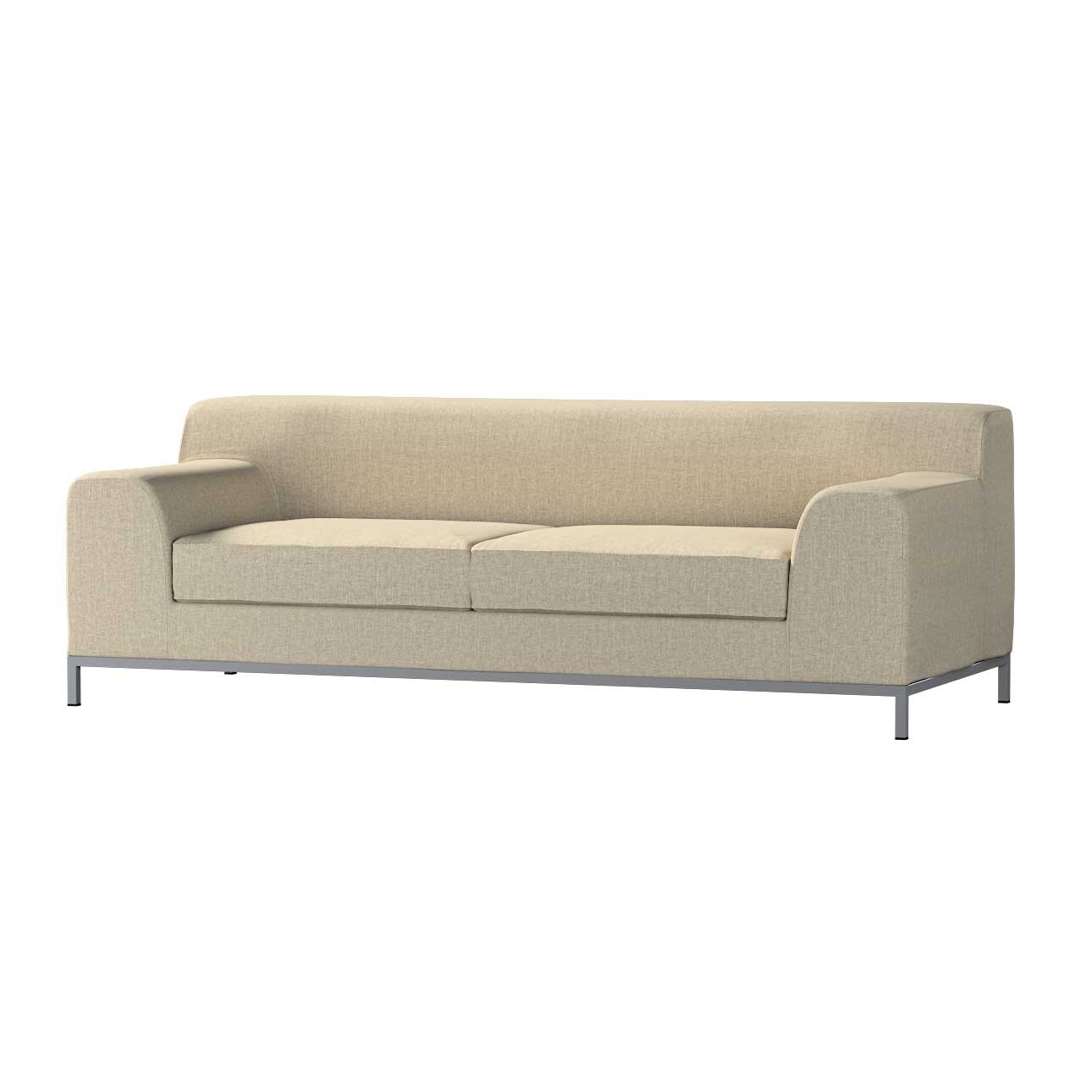 Bezug für Kramfors 3-Sitzer Sofa, beige- grau, Sofahusse, Kramfors 3-Sitzer günstig online kaufen