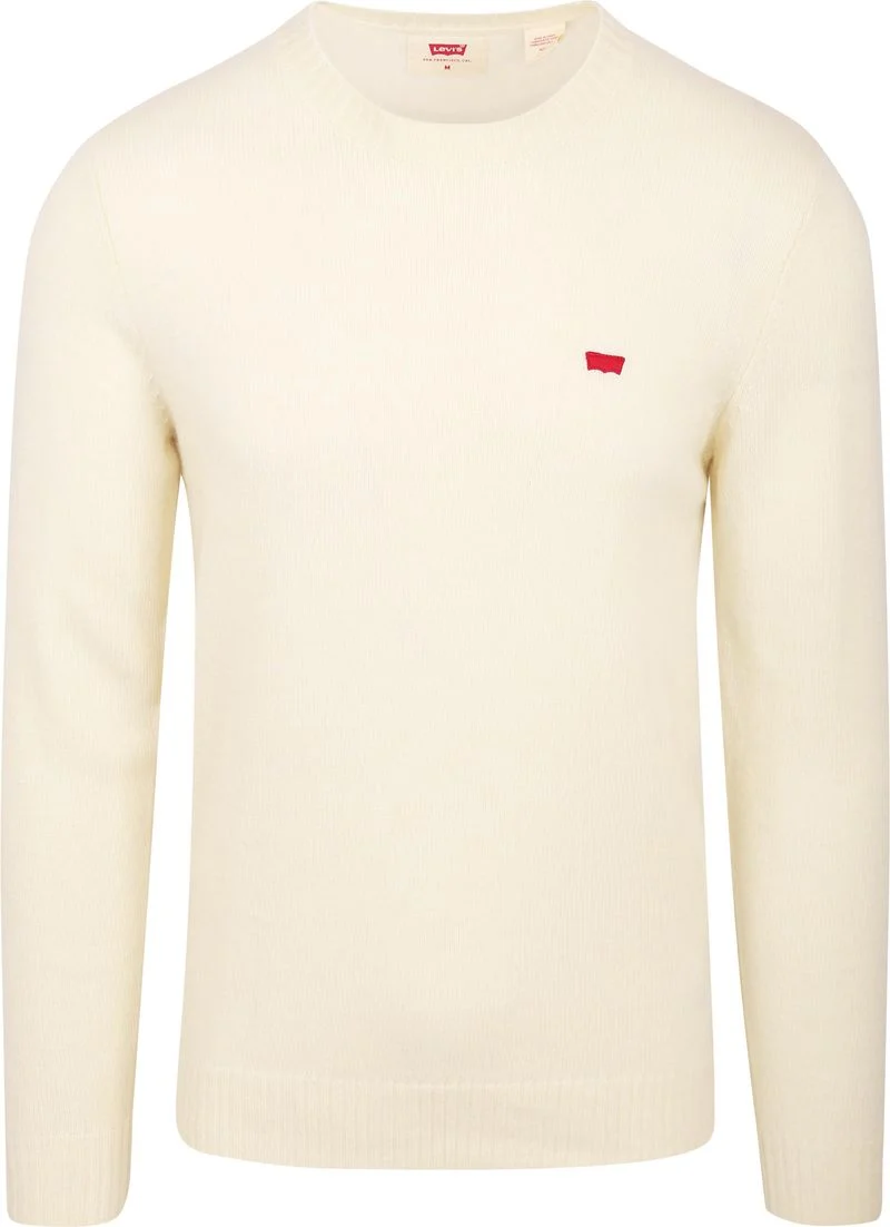 Levi's Original Pullover Wool Off White - Größe M günstig online kaufen