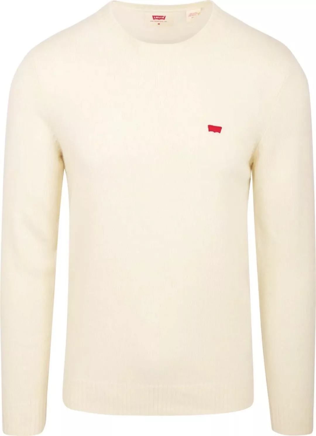 Levi's Original Pullover Wool Off White - Größe S günstig online kaufen