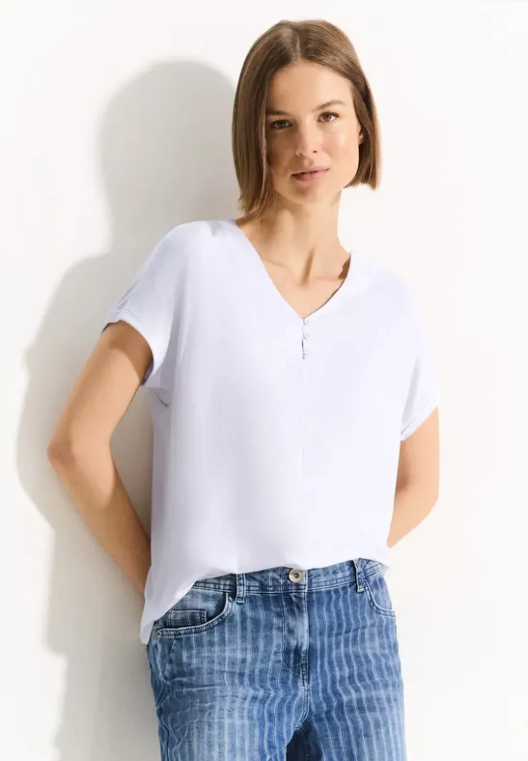 Cecil T-Shirt aus softer Viskose günstig online kaufen