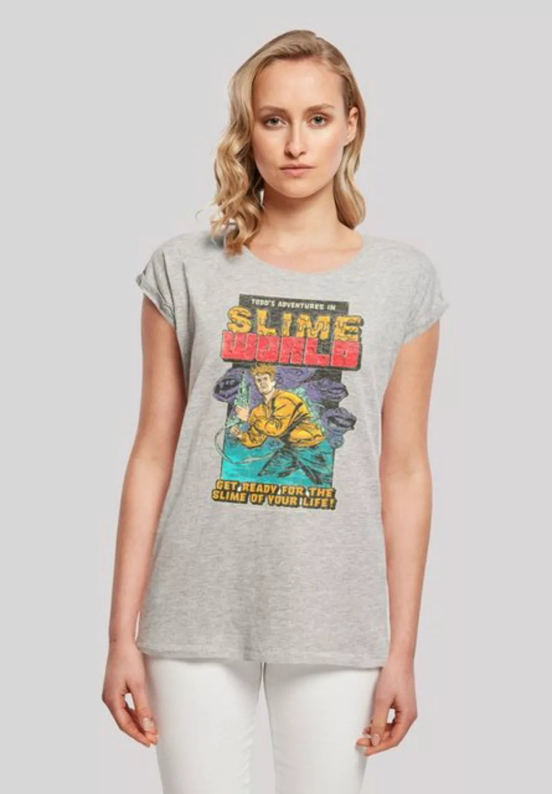 F4NT4STIC T-Shirt Retro Gaming Todd's Adventures In SlimeWorld Print günstig online kaufen