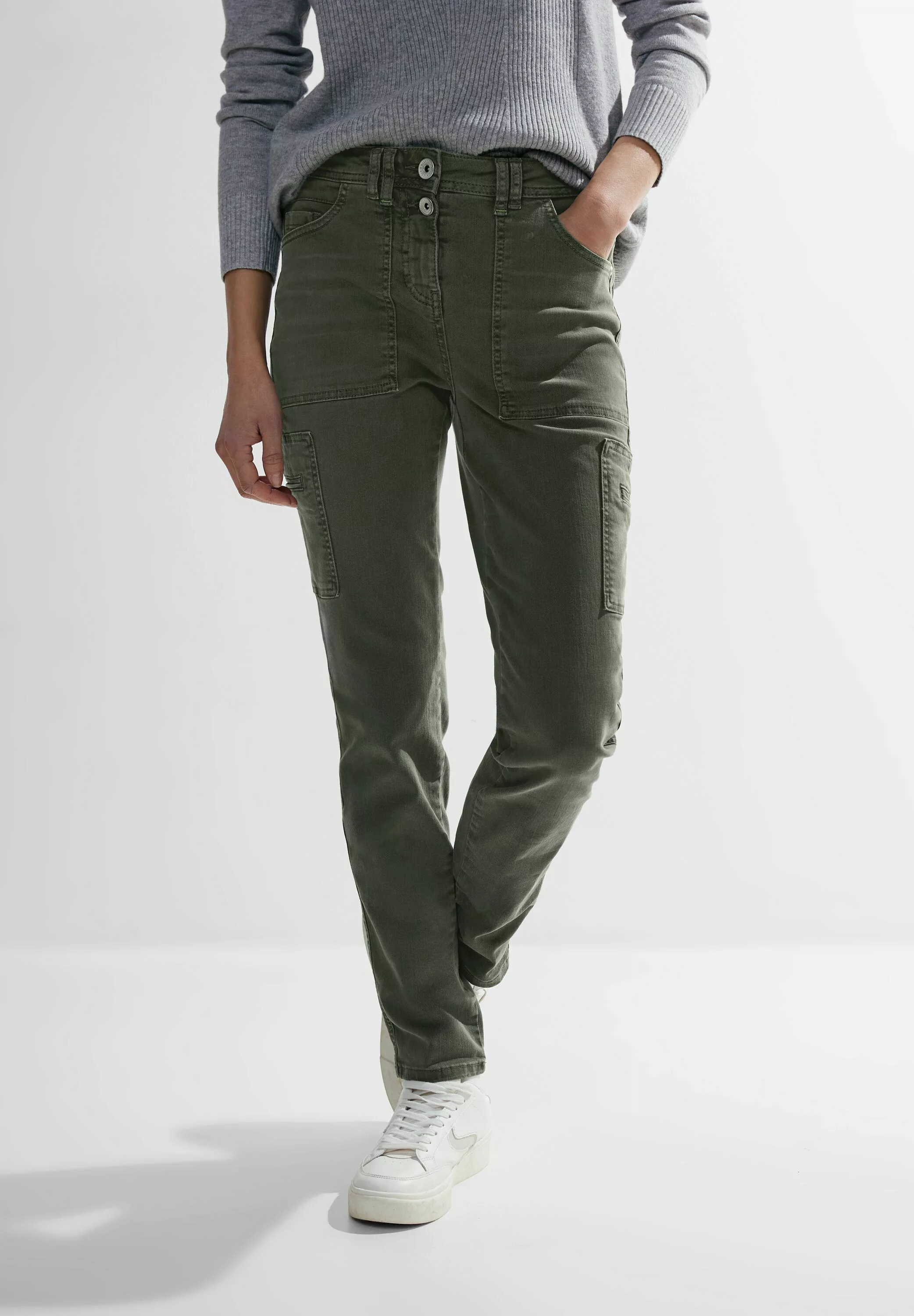 Cecil Gerade Jeans, High Waist günstig online kaufen