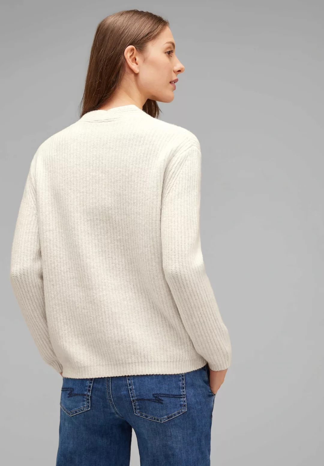 STREET ONE V-Ausschnitt-Pullover, mit V-Ausschnitt günstig online kaufen