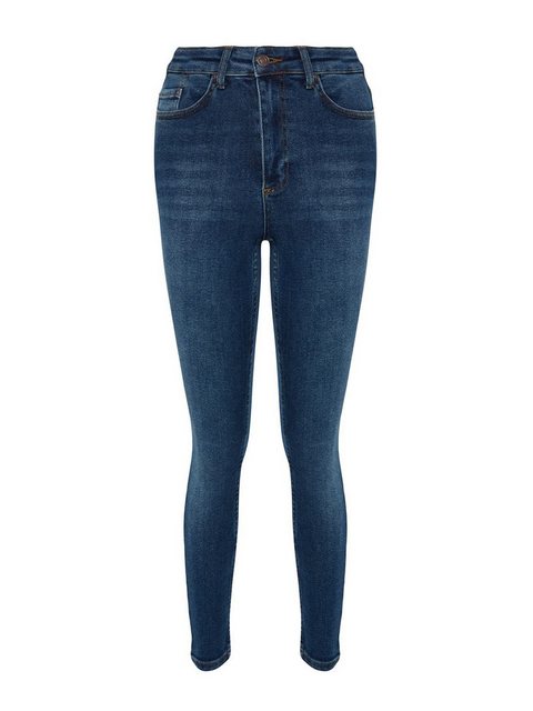 Trendyol 7/8-Jeans (1-tlg) Plain/ohne Details günstig online kaufen