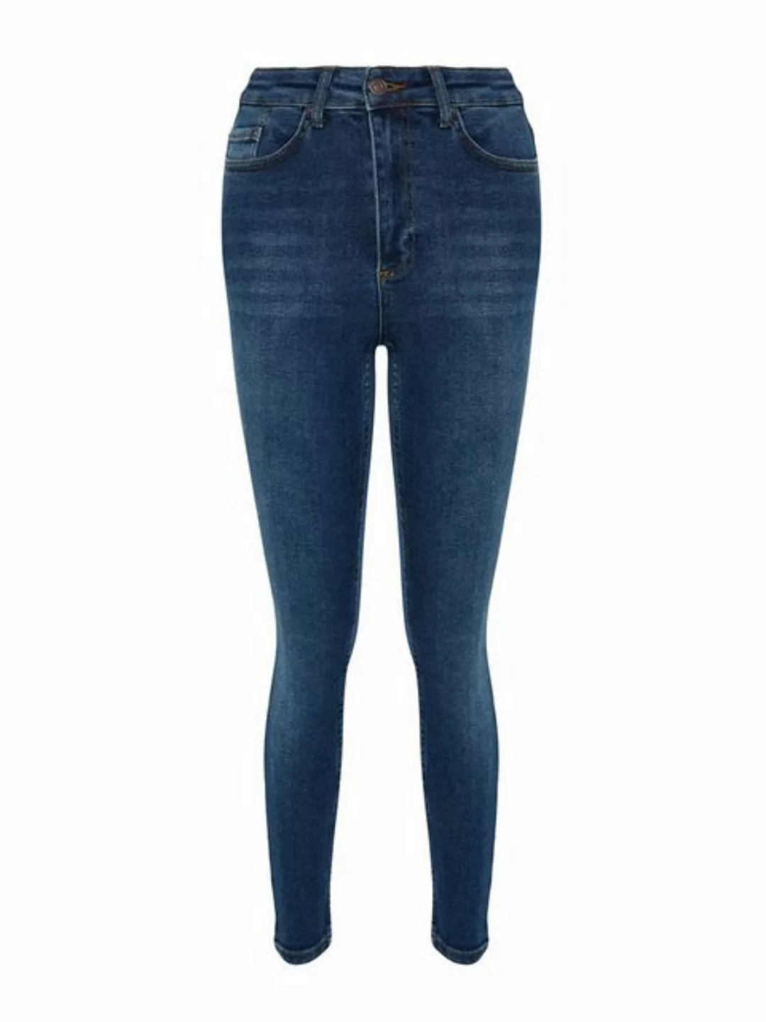 Trendyol 7/8-Jeans (1-tlg) Plain/ohne Details günstig online kaufen