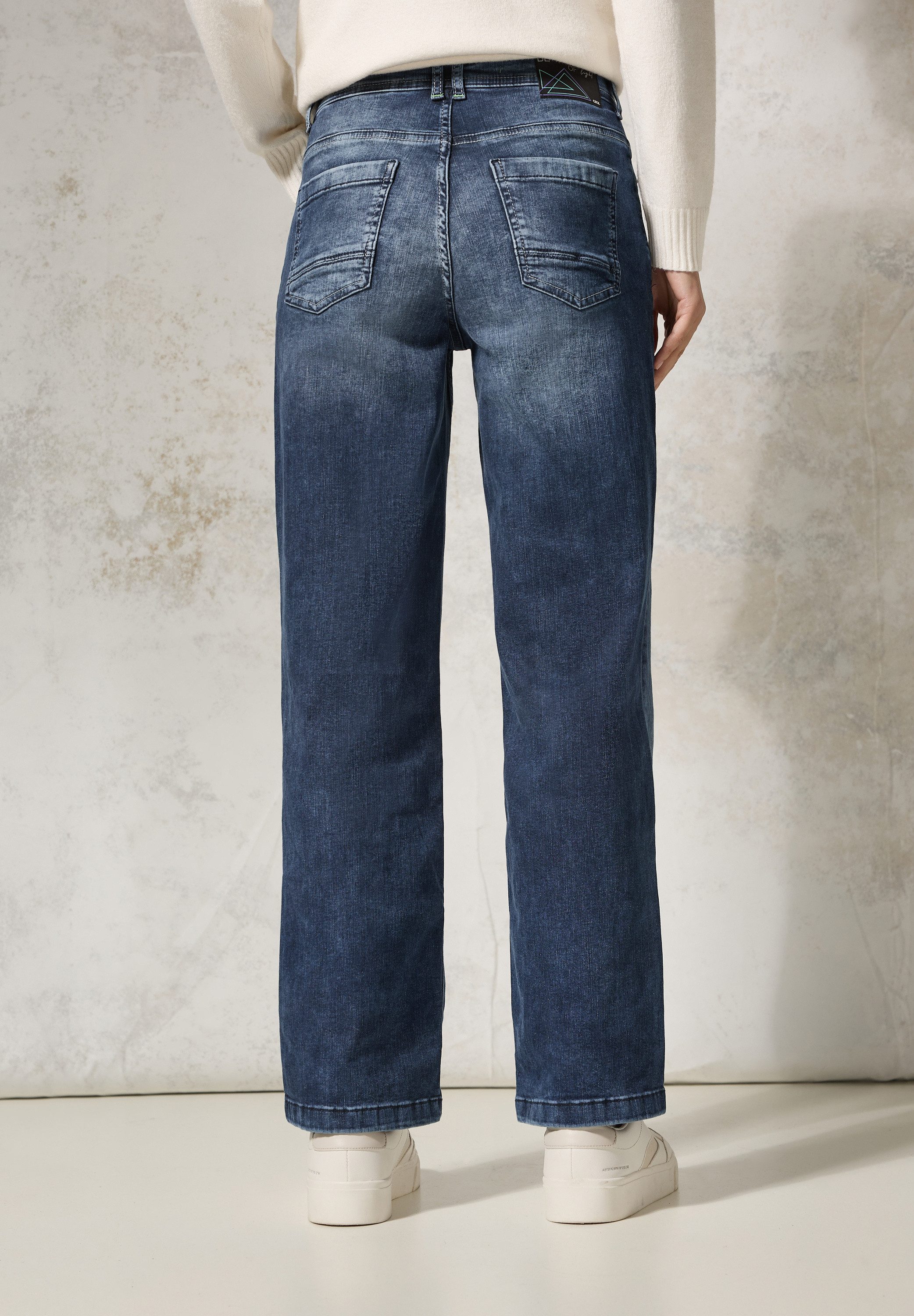 Cecil Loose-fit-Jeans, mit Knopfleiste günstig online kaufen