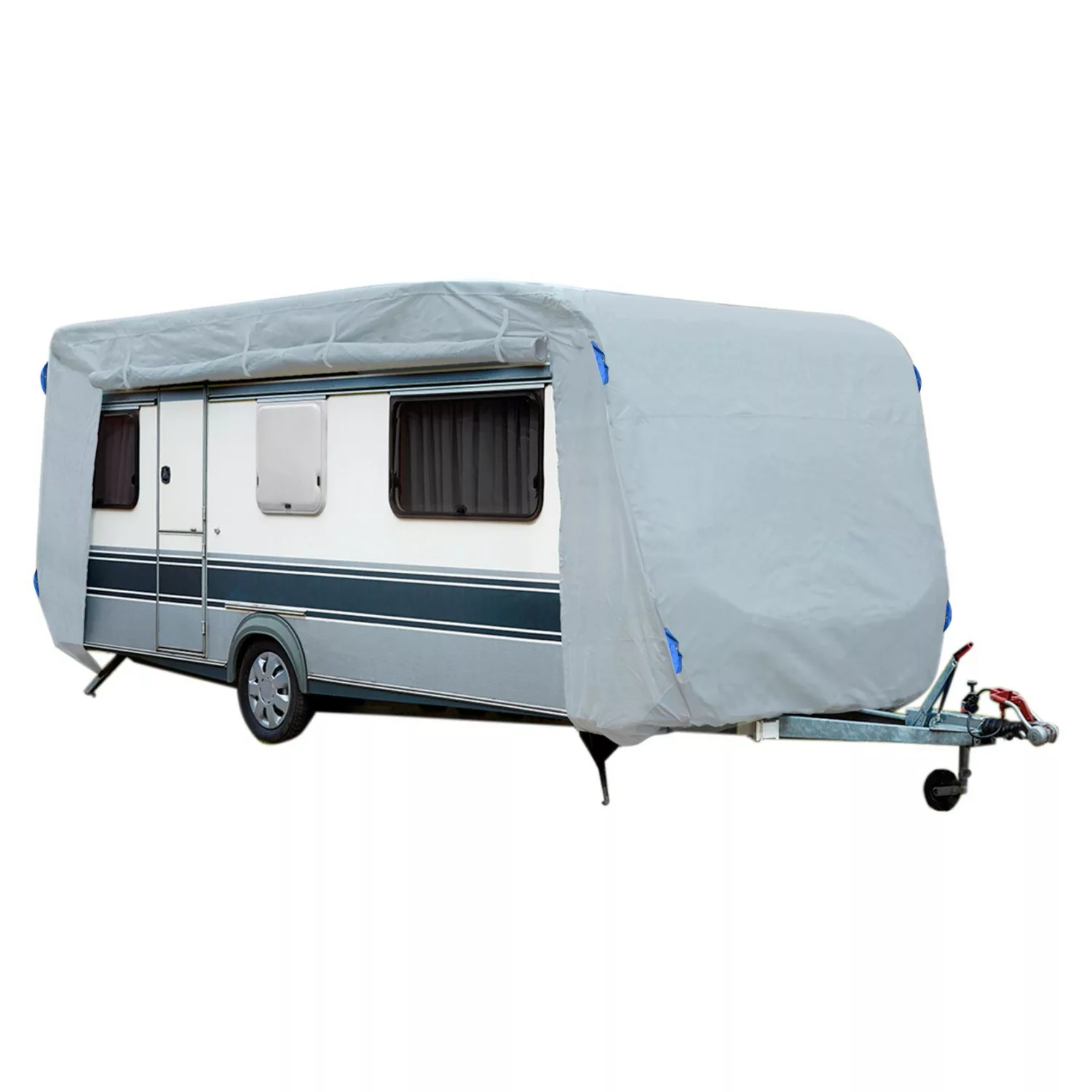 GreenYard® Abdeckplane für Wohnwagen XXL 730 x 250 x 220 cm günstig online kaufen