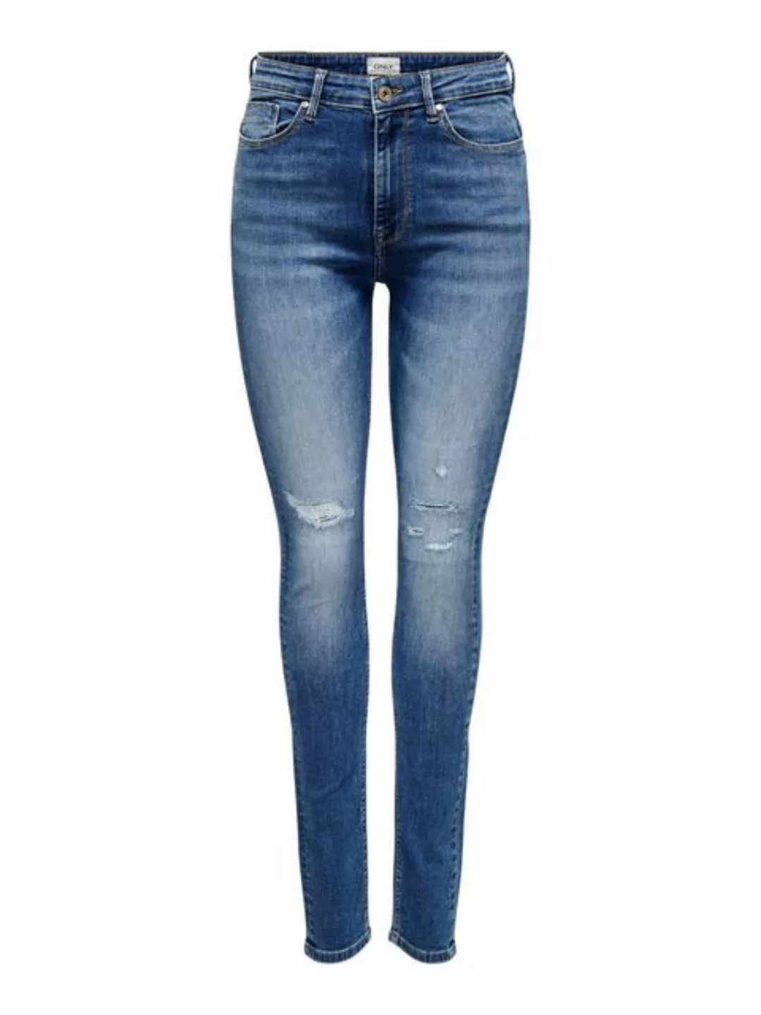 ONLY Skinny-fit-Jeans "ONLPAOLA HW SK REP DNM GEN X", mit Destroyed Effekt günstig online kaufen