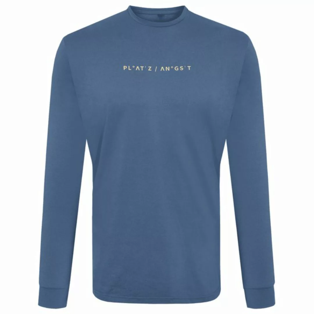 Platzangst Langarmshirt Function LS Blau (1-tlg) günstig online kaufen