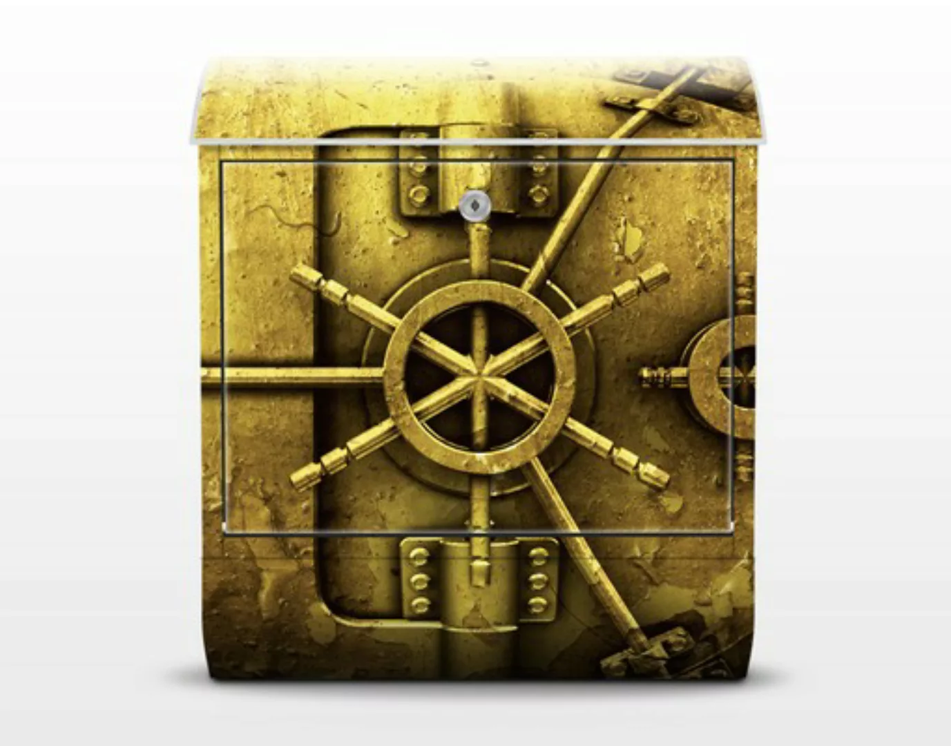 Briefkasten Kunstdruck Golden Safe günstig online kaufen